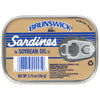 Brunswick Wild Caught Sardines In Soybean Oil, 3.75 Oz Can - 14G Protein Per Serving - Gluten Free, Keto Friendly, Kosher