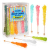 Candy Envy - Spring Rock Candy Sugar Sticks - Spring Pastel Colors - 18 Indiv. Wrapped