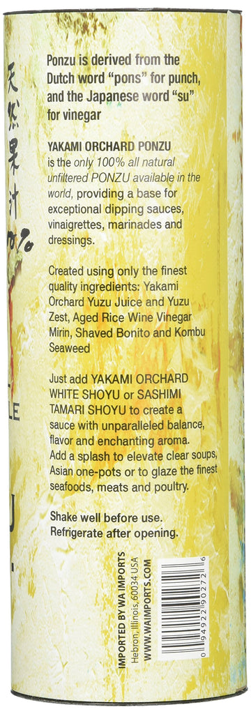 Yakami Orchard Ponzu Sauce, All Natural, 12 Fl Oz (Pack of 1)