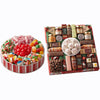 The Swiss Colony 27 Favorites And Traditional Christmas Candy Gift Bundle - Assorted Cheeses Chocolates Summer Sausage Meats Nostalgic Hard Candy Ribbons Raspberry Drops And More