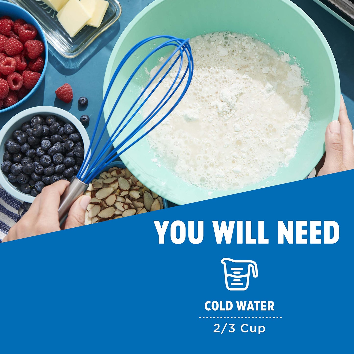 Krusteaz Light & Fluffy Buttermilk Pancake Mix, 32 oz (Pack of 2) - Perfect for Easy, Delicious Pancakes