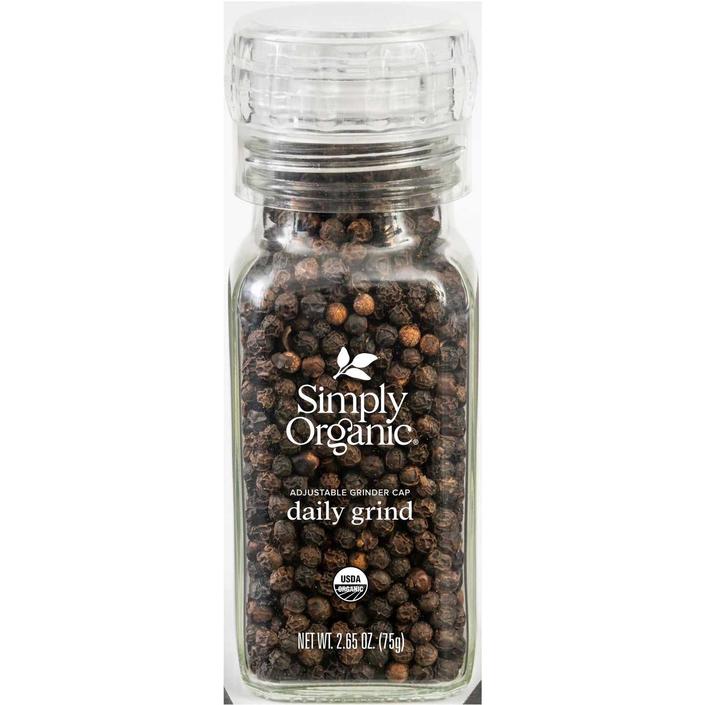 Simply Organic Daily Grind, Certified Organic | 2.65 Oz | Pack Of 6 | Piper Nigrum L.