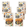 Snak Club Peanut Butter Chocolate Trail Mix With Peanuts, Peanut Butter M&Ms, Toffee Peanuts, And Pretzels, 6 Oz Per Bag, 6 Rese