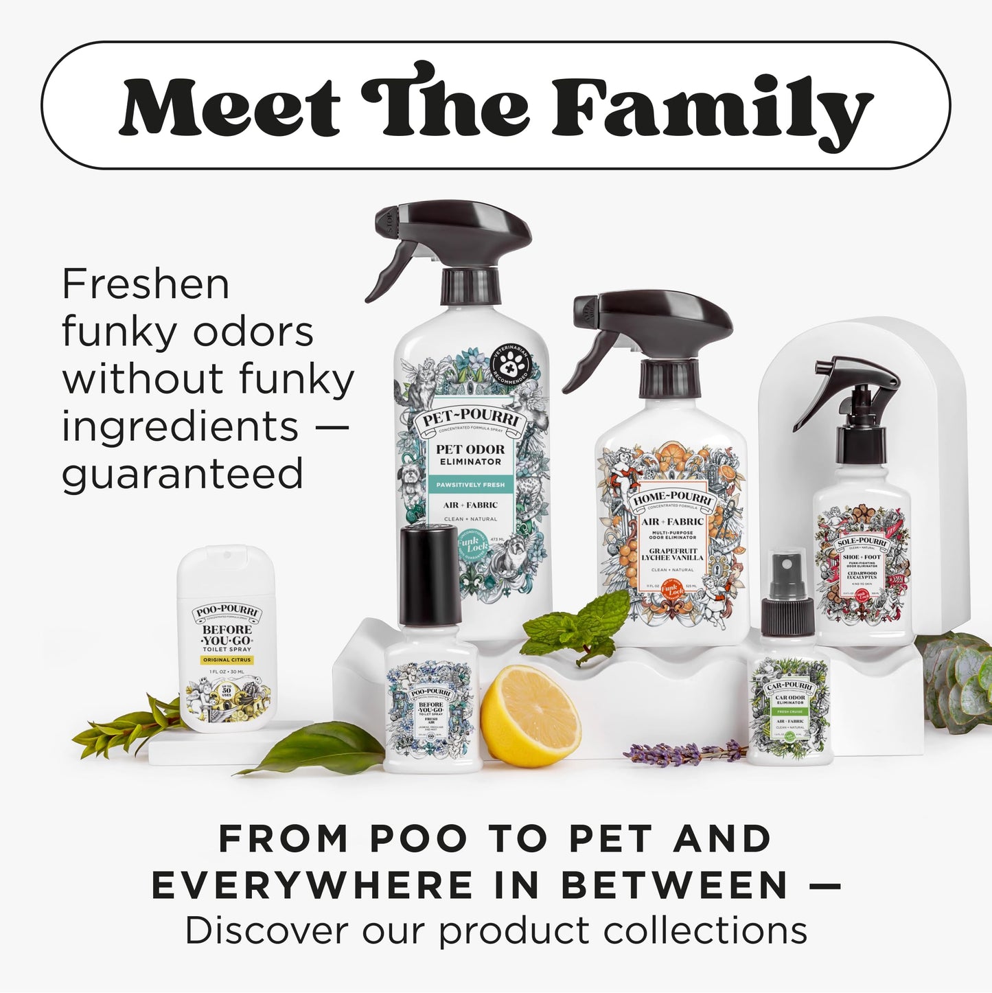 Poo-Pourri Before-You-Go Toilet Spray, Fresh Sea Salt, 2 Fl Oz, Up to 100 Uses, Bathroom Odor Deodorizer with Essential Oils for
