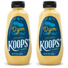 Koops Dijon Mustard - French Mustard, Gluten-Free, Kosher, Non-GMO, Made in the USA, From Quality Mustard Seeds, Rich and Delic