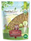 Food to Live Organic Omega Power Flax and Chia Seeds Blend, 1 Pound Cold-Milled from Whole Seeds, Non-GMO, Vegan, Kosher, Bulk.
