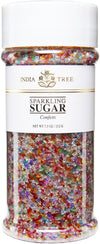 India Tree Confetti Sparkling Sugar, 7.5 oz Jar (Pack of 3)