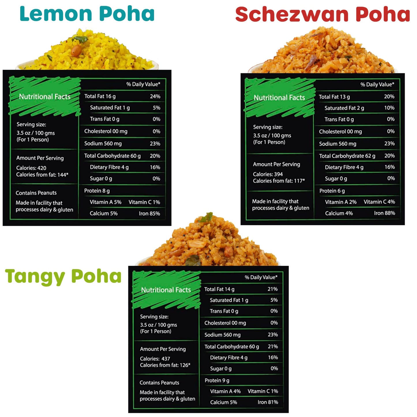 KAPKA Assorted Variety Indian Meals - Vegan Ready to Eat - Microwaveable - 3.5oz Each - 5 Pack