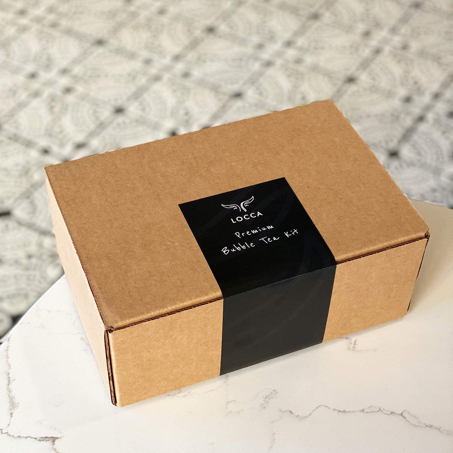 Premium Boba Tea Kit | Locca Boba Party Kit | Bubble Tea Gift Kit | Boba Gift | 56+ Drinks | 7 Boba Flavors | Includes Tapioca B