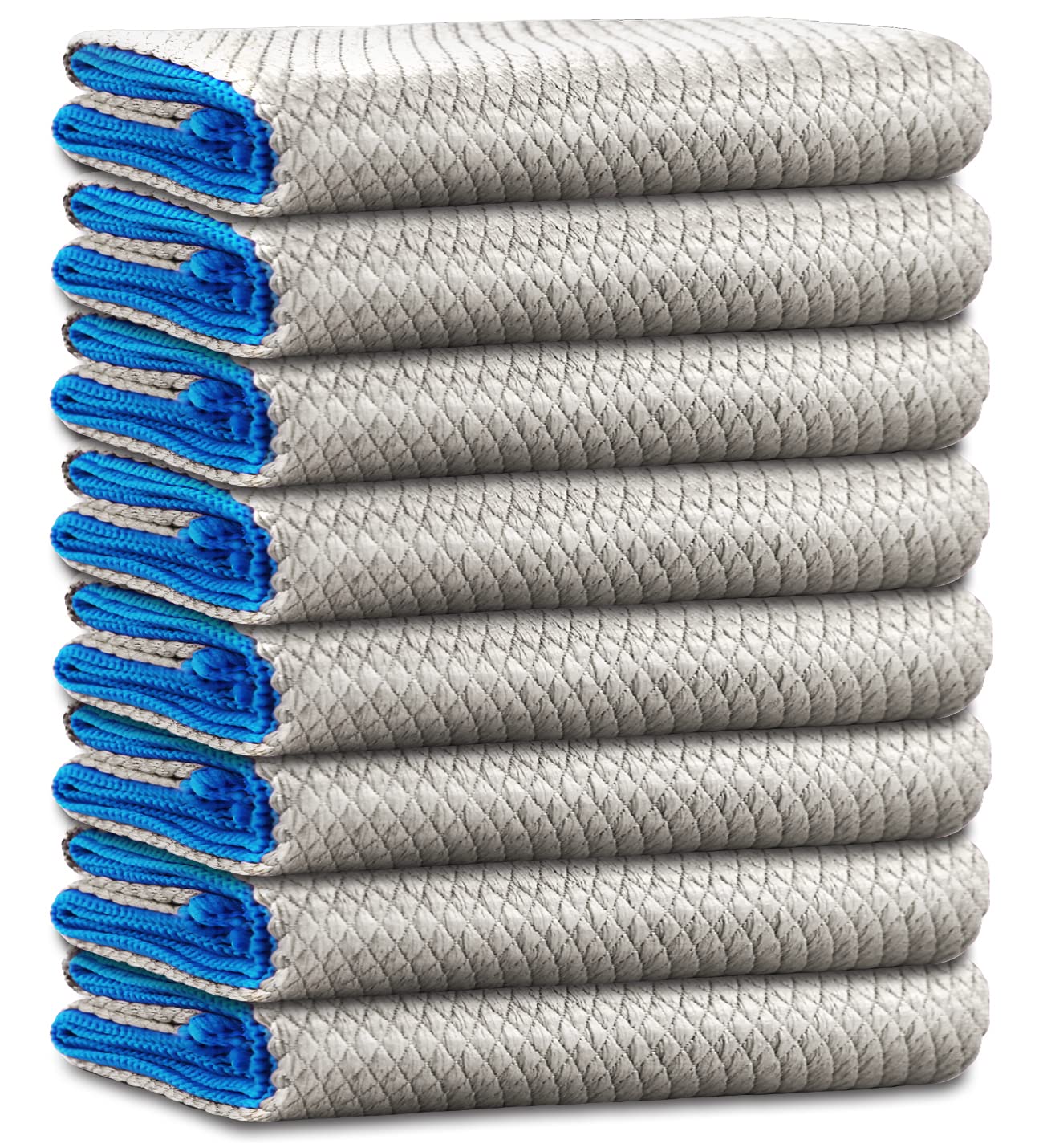 Easy Clean Dish Cloths Streak Free Miracle Microfiber Cleaning Cloths For Kitchen Counter Window Mirror Glass Lint Free Polishin