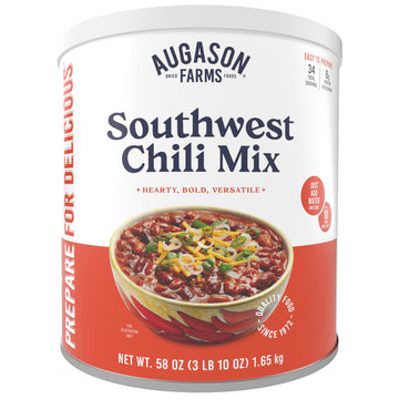 Augason Farms Southwest Chili Mix Net wt. 3 lbs 10 oz (1.65 kg)