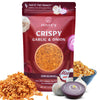 Homtiem Crispy Garlic & Onion : Original Max 3.5 Oz, Max Spice, Versatile Seasoning, All-Natural, Non-GMO, Vegan & Gluten-Free,