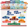 Snack Festive Variety Pack Roasted Chickpea Snacks, 12 Bags 1 oz Crunchy Protein Garbanzo Beans, Healthy Nut Free Vegan Non-GMO