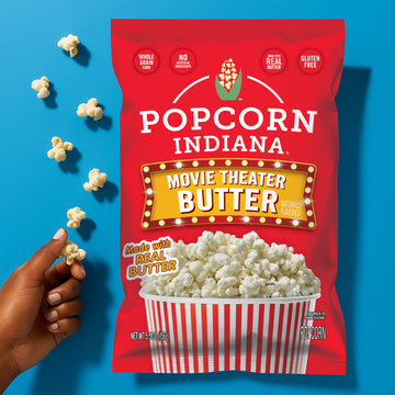 Popcorn Indiana Movie Theater Butter, King Size Bags Caddy, 1.5 Oz (Pack of 6)
