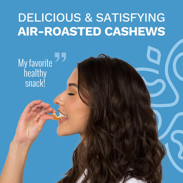 Roasted Sea Salt Cashews By Karma Nuts, Whole, Roasted, Vegan, Gluten Free, Low Net Carb, Natural, No Sugar Added, Keto Friendly