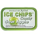 ICE CHIPS Sour Apple Candy - 1.76 Ounce (Pack of 1) - Sweet Treat for All Ages