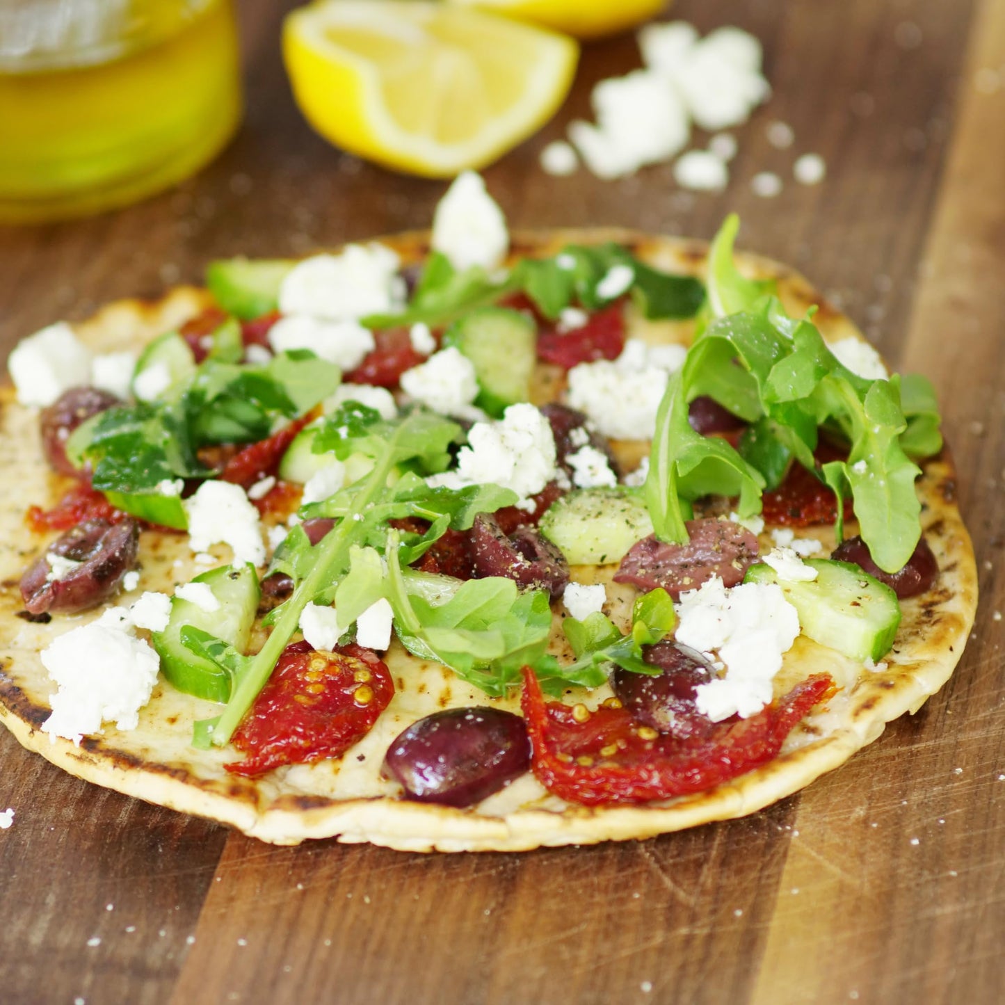 Toufayan Bakeries, Hearty White Flatbread (3 Pack, 15 Flatbreads Total)