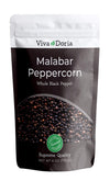 Viva Doria Malabar Peppercorn, Whole Black Pepper, Black Peppercorns For Grinder Refill (6 Ounce)