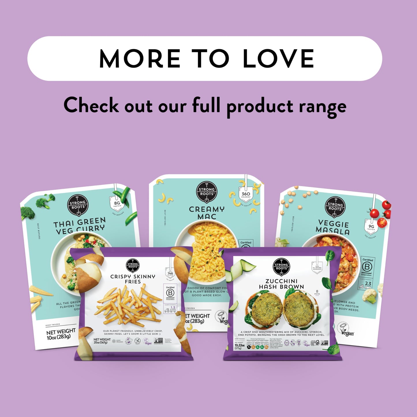Strong Roots Crispy Crinkle Fries, 20 oz., Vegan & Gluten Free Frozen Fries, Low in Sugar, Salt & Saturated Fat, No Trans Fat