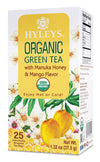 Hyleys Organic Green Tea Manuka Honey And Mango Flavor - 25 Tea Bags