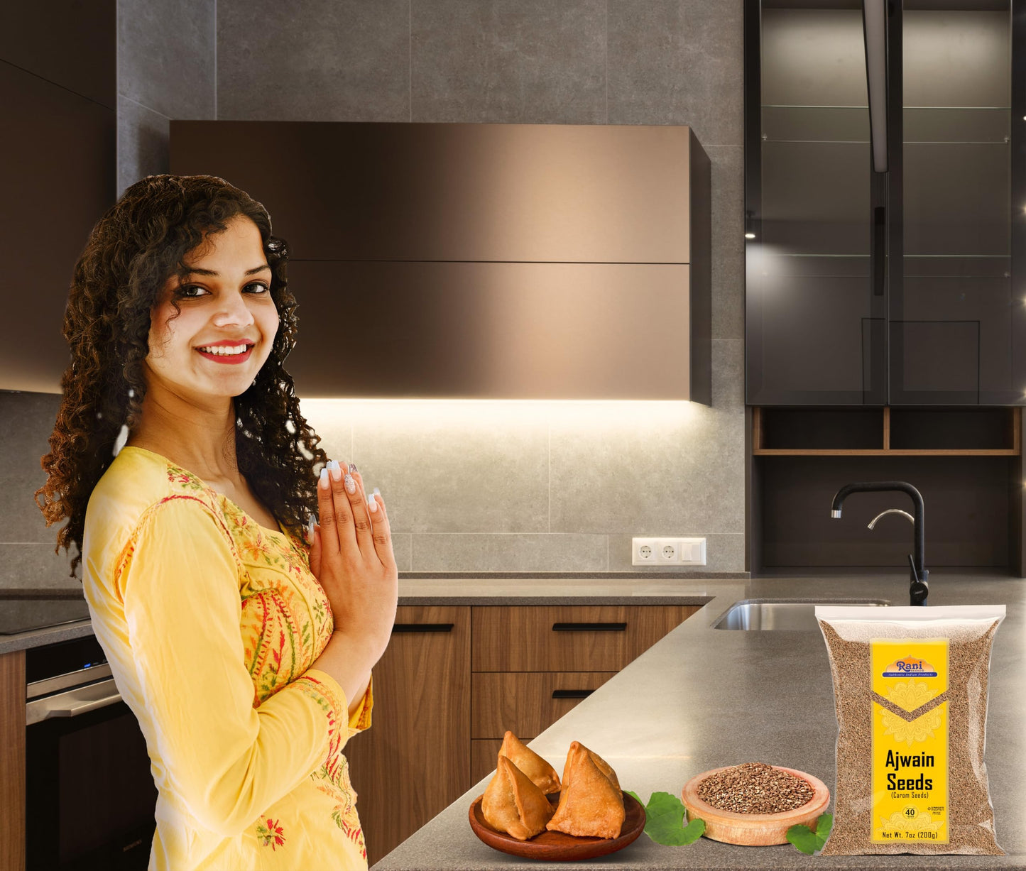 Rani Ajwain Seeds (Carom) Spice Whole, 7oz (200g), All Natural, Vegan, Gluten Friendly, NON-GMO, Indian Origin