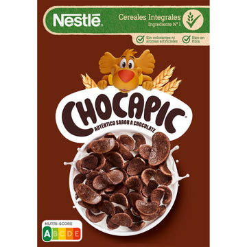 Chocapic Cereals Breakfast 375 g Chocolate wheat and corn cereals toasted with chocolate (Valentinas Market)