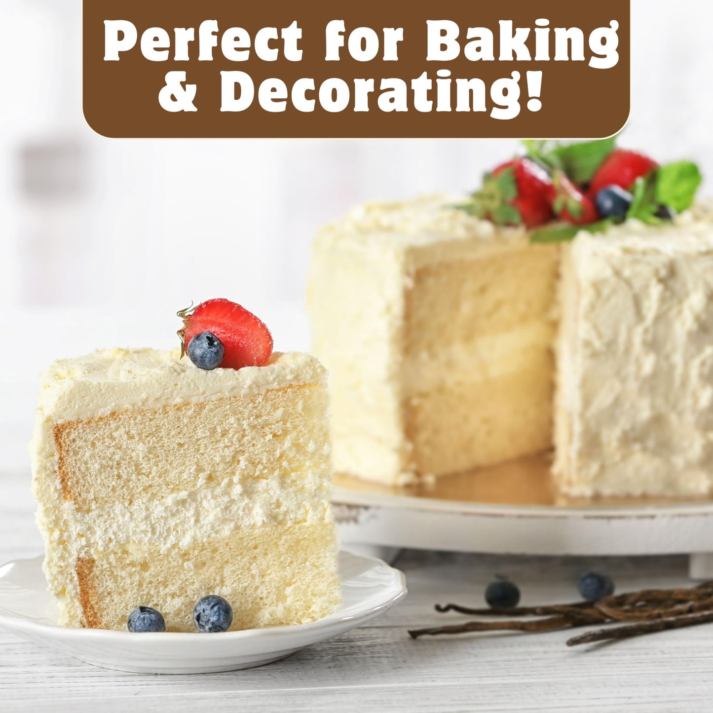 Jeynuuss Bavarian Cream Filling With Icing Spatula Pack 2 - Pastry Filling Crema Pastelera Cake Filling Cannoli Cream Crema Past