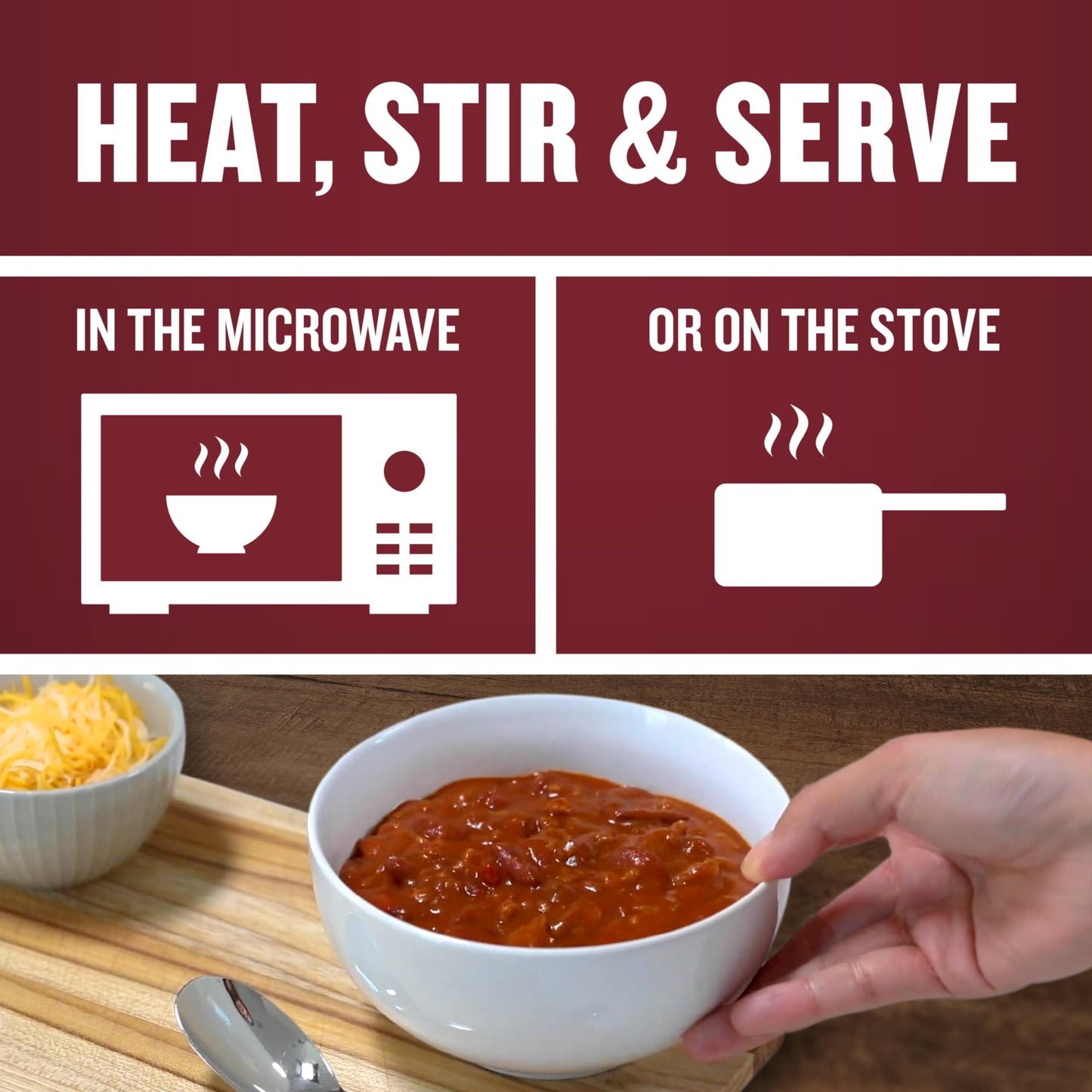 Campbells Chunky Chili With Beans, 16.5 Oz Can (12 Pack)