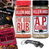 Choice Bundle Killer Hogs AP All Purpose Seasoning & BBQ Rub 2 Pack, 25 oz Total, Ideal for Grilling and Barbecuing