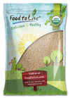 Food to Live Organic Royal White Quinoa, 15 Pounds Whole Grain, Non-GMO, Kosher, Vegan, Sirtfood, Bulk