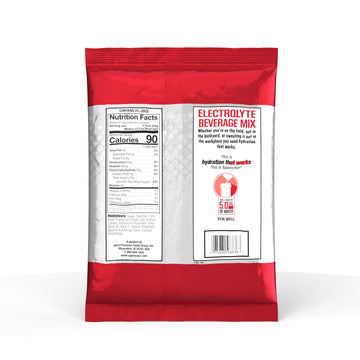 Sqwincher Powder Concentrate Electrolyte Replacement Beverage Mix, 5 gal, Cherry 016401-CH (Case of 16)