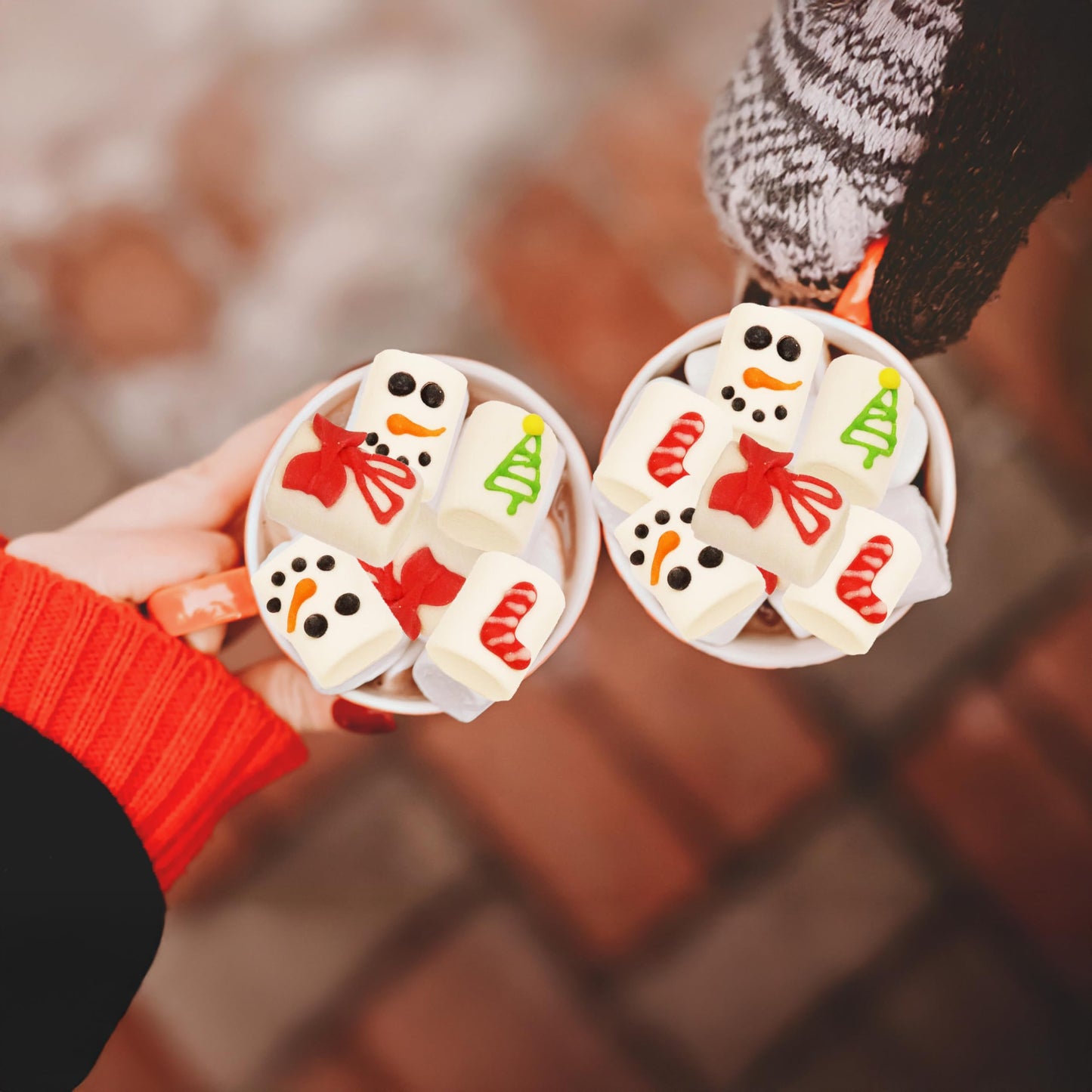 30 Count Christmas Marshmallow Gift Pack, Soft & Fluffy Vanilla Marshmallows, Festive Holiday , Cute Snowman Packaging, Perfect For Gifting, Hot Chocolate, & Stocking Stuffers, 4.5 Oz 30 Count