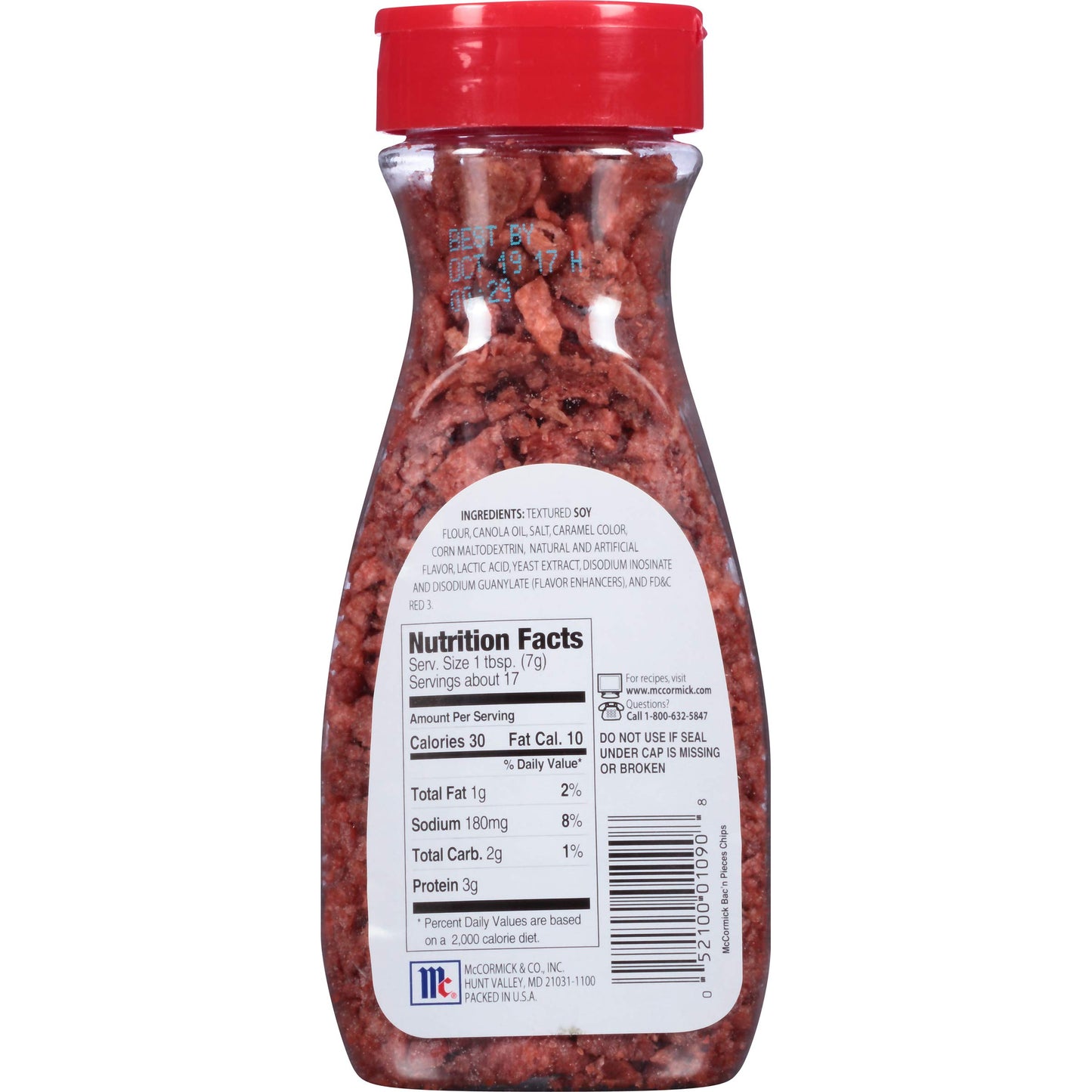 Mccormick, Bac'N Pieces, Bacon Chips, 4.1Oz Container (Pack Of 3)