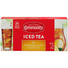 Community Coffee Signature Iced Tea, 288 Family Size Tea Bags, 24 Count Box (Pack Of 12)