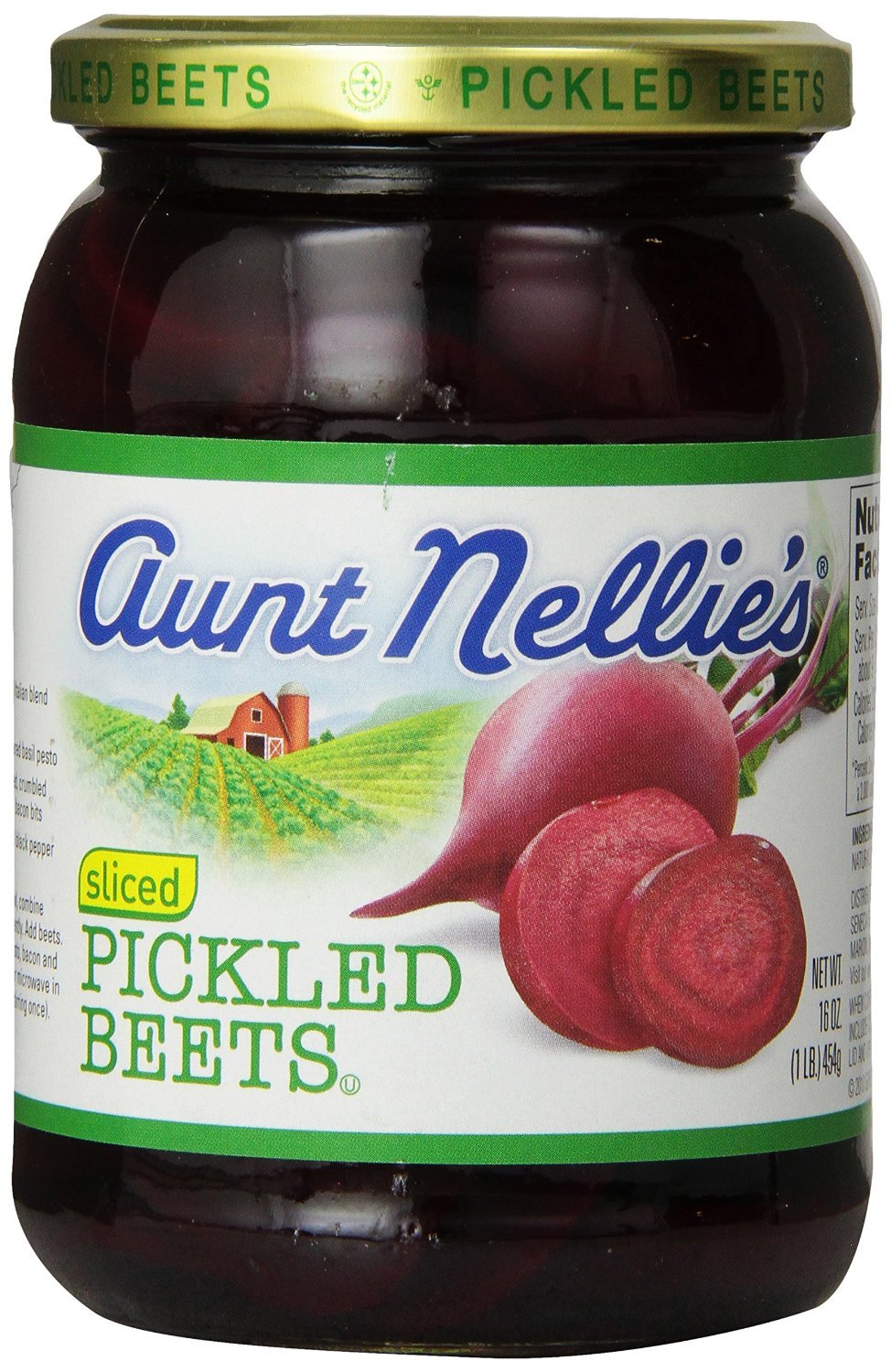 Aunt Nellie'S Sliced Pickled Beets, 16 Oz Glass Jar (4 Pack)