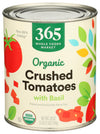 365 by Whole Foods Market, Organic Crushed Tomatoes With Basil, 28 Ounce