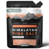 Willow & Everett Himalayan Pink Salt - Coarse Grain For Grinder Refill, 2.2Lb / 1Kg - Easy Pour Spout, Non-Gmo - Kosher Rock Sal
