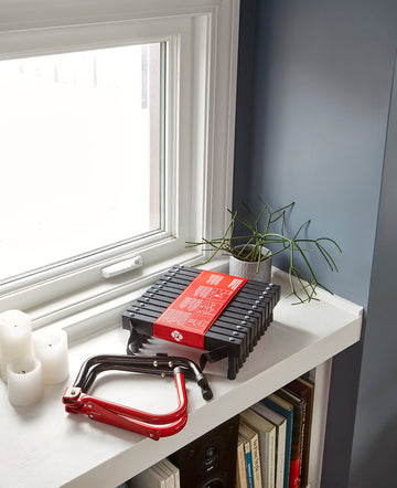 First Alert Two-Story Fire Escape Ladder, 14 Feet, Steel, Anti-Slip, Black