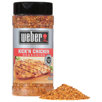 Weber Kick'N Chicken Seasoning, 11 Ounce Shaker