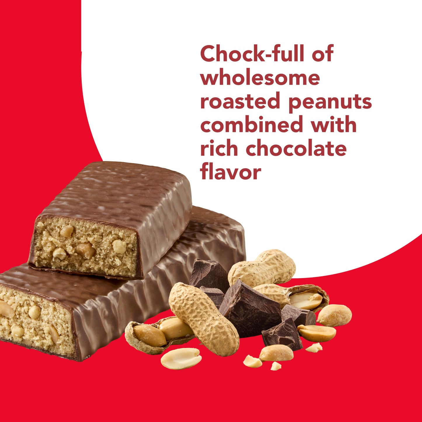 think! Protein Bars, Chunky Peanut Butter, Gluten Free, Kosher, 2.1 Oz, 30 Count, Brown