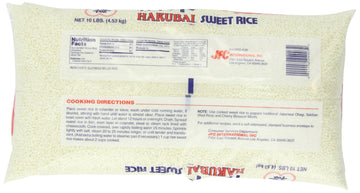 Hakubai Sweet Rice, 10-Pound