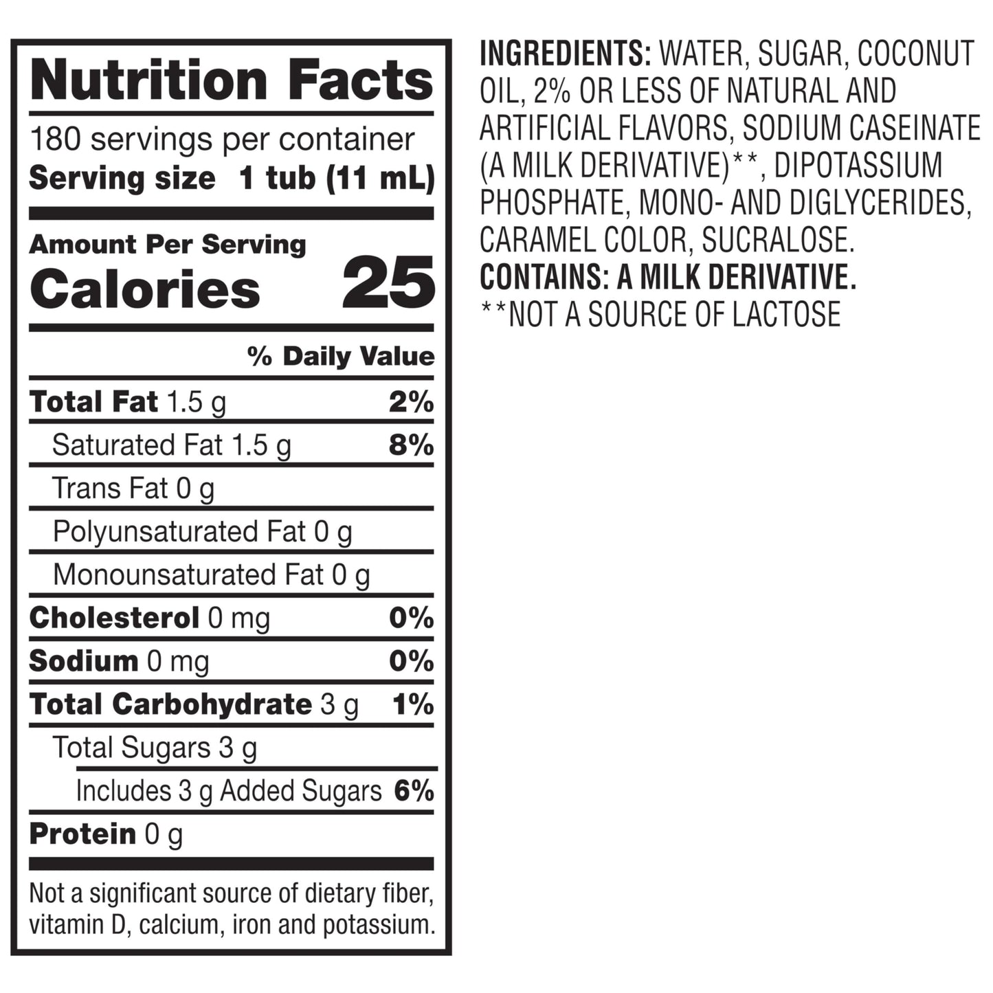 Nestle Coffee Mate Coffee Creamer, Vanilla Caramel, Liquid Creamer Singles, Non Dairy, No Refrigeration, 0.375 Fl Oz Tubs (Pack Of 180)