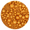 Gold Edible Pearls Sugar Sprinkles 4.58 oz, Gold Pearls For Cake Decorating, Gold Sprinkles Edible, Gold Sprinkles For Cupcakes