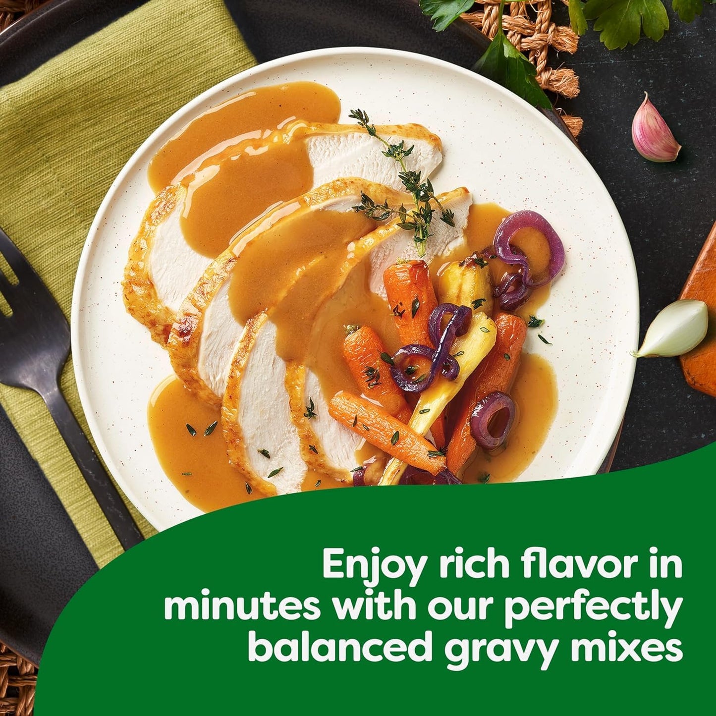 Knorr Roasted Turkey Gravy Mix, 1.2-Ounce (Pack Of 12)