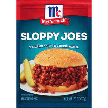 Mccormick Sloppy Joes Seasoning Mix 1.31 Oz - 6 Pack
