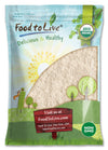 Food to Live Organic White Quinoa Flour, 8 Pounds - Non-GMO, Fine Ground Whole Grains, Vegan Meal, Kosher, Bulk Powder. Good Sou