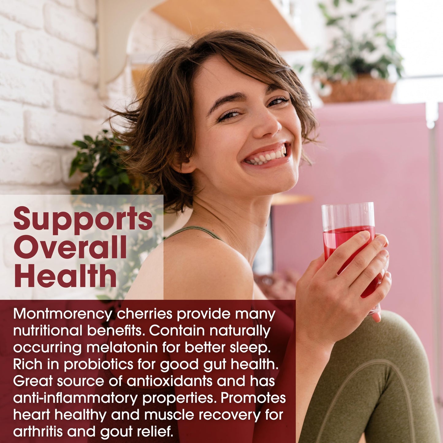 Cherry Bay Orchards Montmorency Tart Cherry Juice - 100% Natural, No Added Sugar - 12oz Bottles (Pack of 9) - Gluten-Free, Vegan