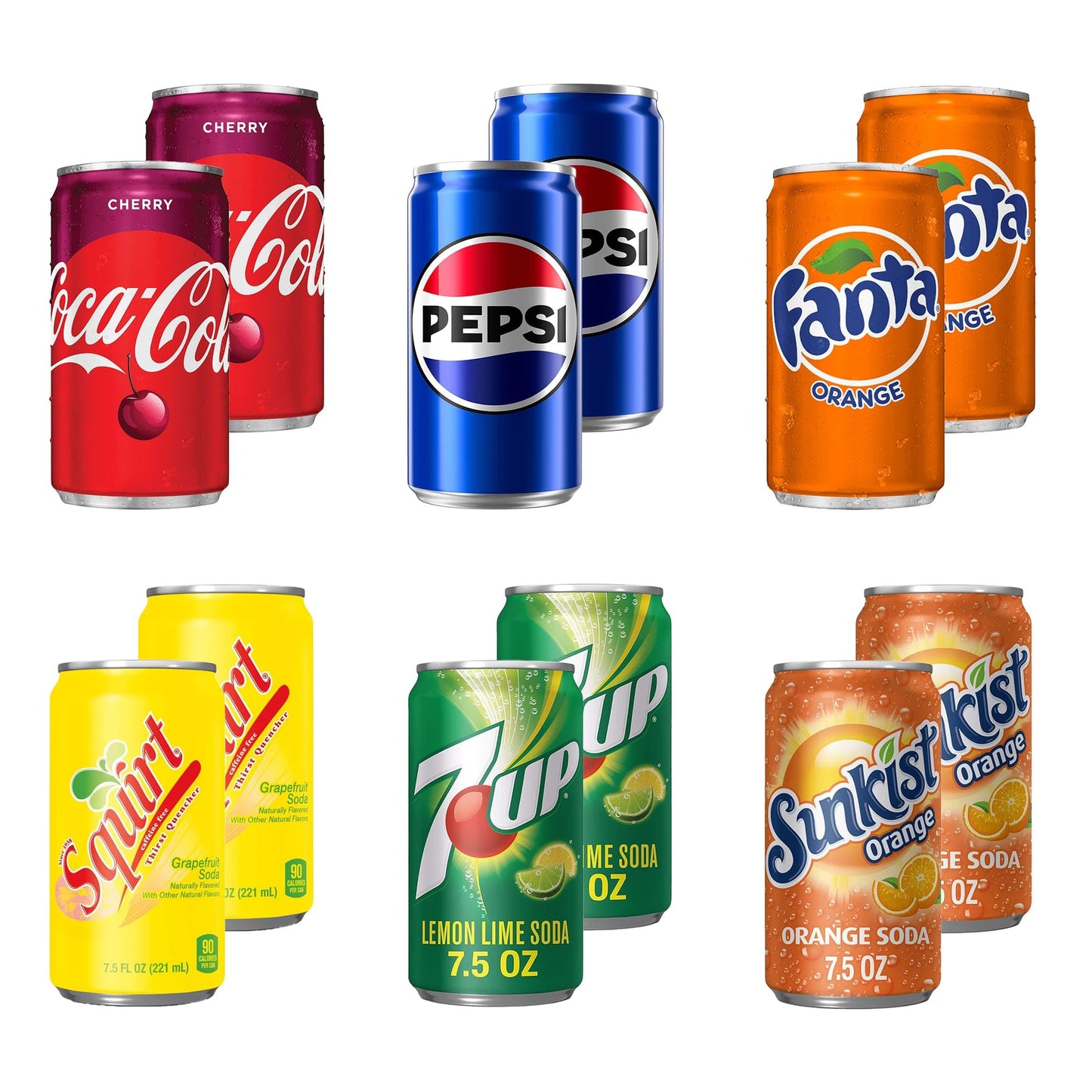 MUNCHIE MIX (PACK OF 23) MINI SODA SAMPLER - MULTI FLAVORS OF 7.5 OZ. CANS - GREAT GIFT FOR ANY OCCASION Variety Pack | Soft Dri