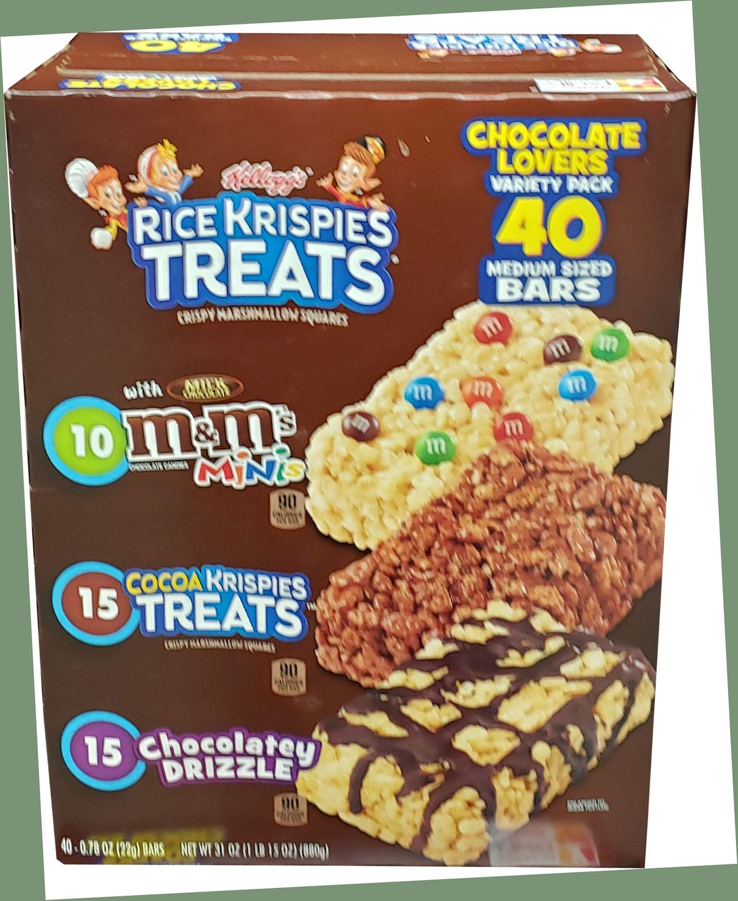 Kelloggs Kelloggs Rice Krispies Treats Variety Pack (60 X 0.78 Ounce )Total Net Wt (46.8 Ounce ),kelloggs - C6