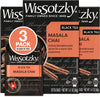 Wissotzky Masala Chai Black Tea (3 Pack - 60 Tea Bags | Aromatic Chai Tea | Antioxidant Rich | Comforting Tea | Black Tea Bags